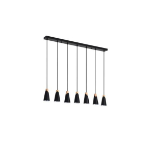 Люстра подвесная Alfa Light F3524-35 Black G9*7