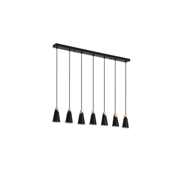 Люстра подвесная Alfa Light F3524-35 Black G9*7