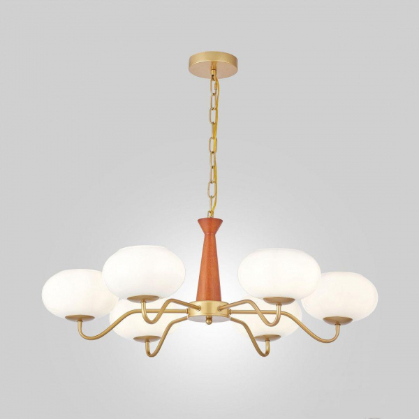 Подвесная люстра Arte Milano Napoli 310166/D780/6 BS/WD Подвесная люстра Arte Milano Napoli 310166/D780/6 BS/WD