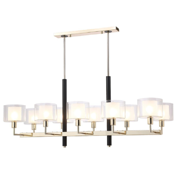 Подвесная люстра Crystal Lux Maestro SP-PL10 L1100 Gold Подвесная люстра Crystal Lux Maestro SP-PL10 L1100 Gold