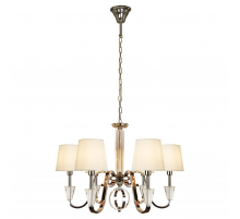 Подвесная люстра iLamp Alesti P2424-6 Nickel