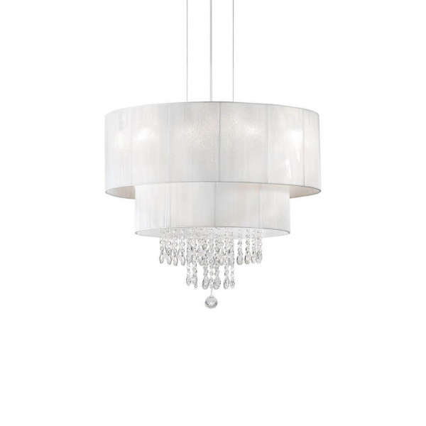 Подвесная люстра Ideal Lux Opera SP4 Bianco 182179 Подвесная люстра Ideal Lux Opera SP4 Bianco 182179