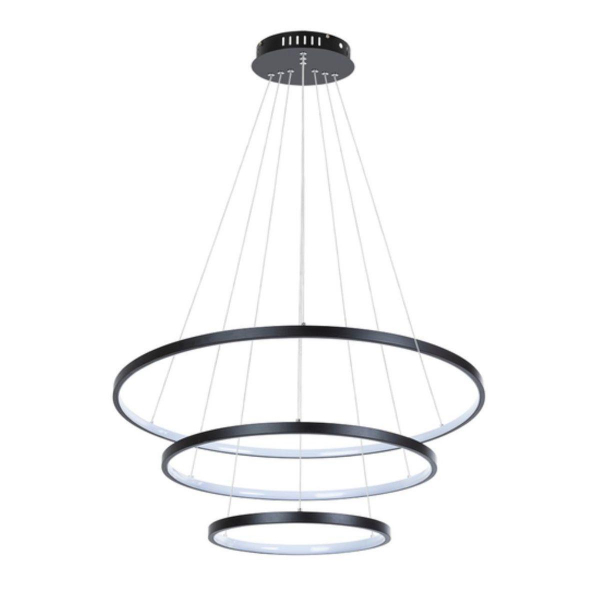 Подвесная светодиодная люстра Arte Lamp Frodo A2197SP-3BK Подвесная светодиодная люстра Arte Lamp Frodo A2197SP-3BK
