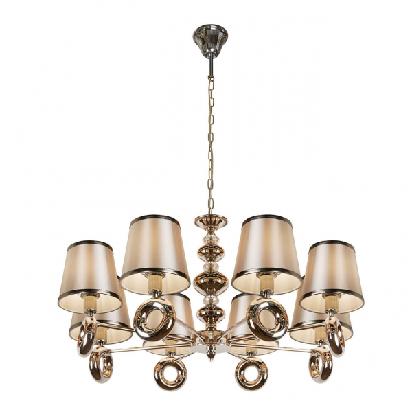 Подвесная люстра iLamp Brooklyn P2401-8 Nickel Подвесная люстра iLamp Brooklyn P2401-8 Nickel
