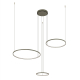 Подвесная люстра Nowodvorski Circolo Led M Silk Oliv E 11398