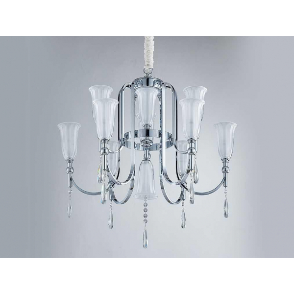 Подвесная люстра Newport Sofia 4806+4/C chrome М0068413 Подвесная люстра Newport Sofia 4806+4/C chrome М0068413