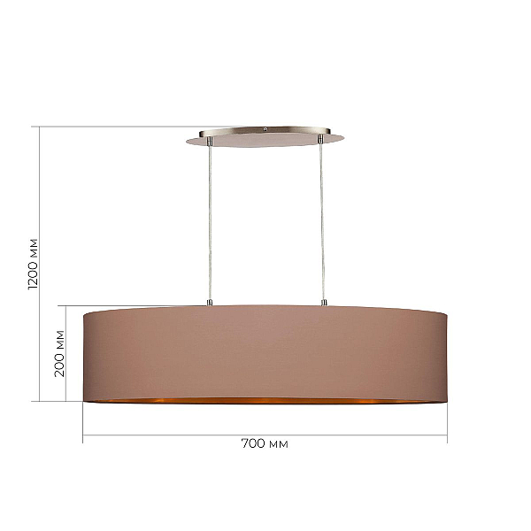 Подвесная люстра Evoluce Brescia SLE300553-03