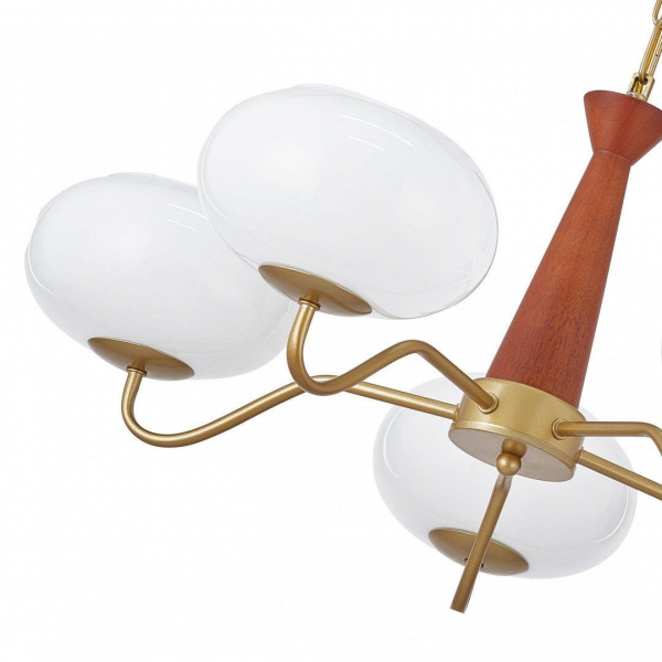 Подвесная люстра Arte Milano Napoli 310166/D680/5 BS/WD Подвесная люстра Arte Milano Napoli 310166/D680/5 BS/WD