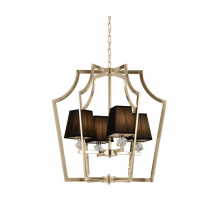 Подвесная люстра Lumina Deco Montero LDP 1249-4 GD+BK
