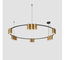 Подвесная люстра Denkirs Orbit DK4067-BK+SG