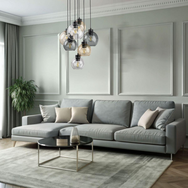 Подвесная люстра TK Lighting 10246 Cubus Подвесная люстра TK Lighting 10246 Cubus