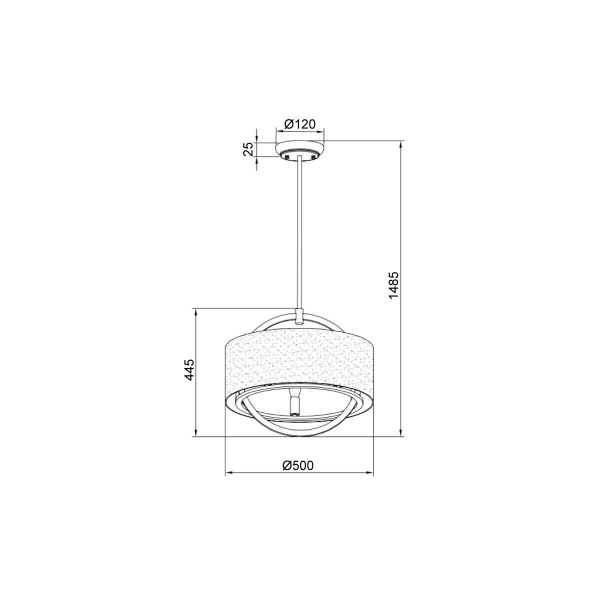 Подвесная люстра Vele Luce Effe VL4135L05 Подвесная люстра Vele Luce Effe VL4135L05