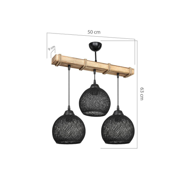 Подвесная люстра Toplight Lydia TL1614L-03BW Подвесная люстра Toplight Lydia TL1614L-03BW