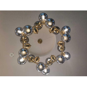 Люстра подвесная Alfa Light F2024-03 E27*18 Античная бронза