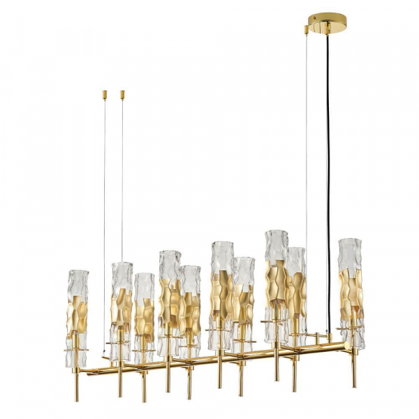 Подвесная люстра Crystal Lux Primavera SP10 Gold Подвесная люстра Crystal Lux Primavera SP10 Gold