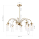 Подвесная люстра ST Luce Luminera SL1401.303.08