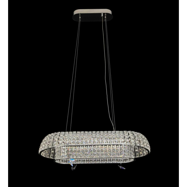 Люстра подвесная Alfa Light F4024-17 800x400mm CH LED Люстра подвесная Alfa Light F4024-17 800x400mm CH LED