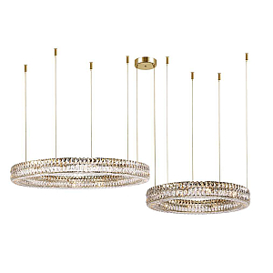 Горизонтальная композиция Newport 8550 из двух колец золото №181 S8550_181G