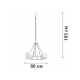 Подвесная люстра Vitaluce V3756-1/8