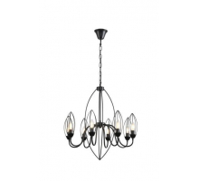 Люстра подвесная Alfa Light F3524-02 Black E14*8