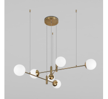 Подвесная люстра Eurosvet Planet 70146/6 латунь Smart