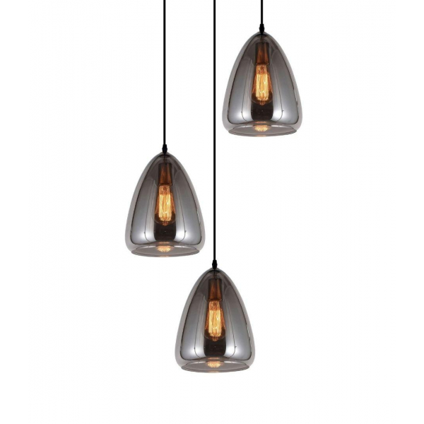 Подвесная люстра Lumina Deco Braga LDP 6841-3 GY Подвесная люстра Lumina Deco Braga LDP 6841-3 GY