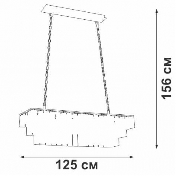 Подвесная люстра Vitaluce V5264-9/30 Подвесная люстра Vitaluce V5264-9/30