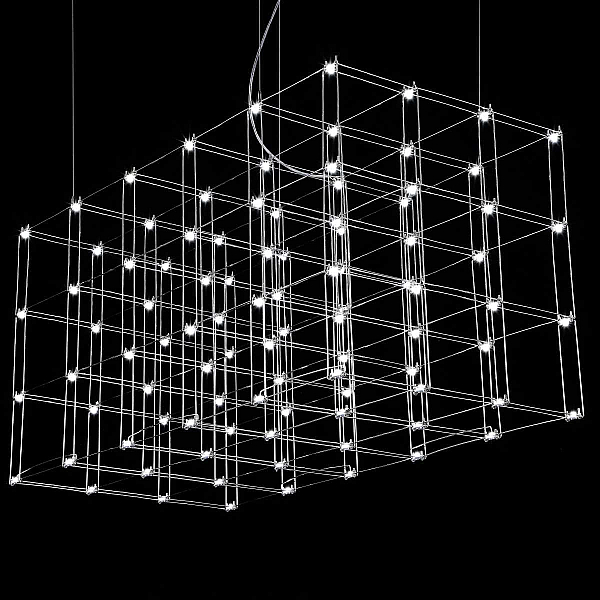 Подвесная люстра Imperium Loft Quasar Cosmos Square Led Pendant Light 120/60/60 144369-22