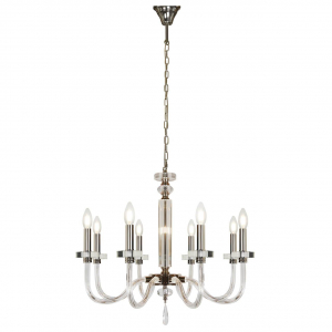 Подвесная люстра iLamp Vibe P9474-8 Nickel