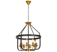 Подвесная люстра Lumina Deco Berling LDP 8024-8 BK+MD