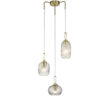 Подвесная люстра Indigo Pizzo 13007/3P Gold V000291