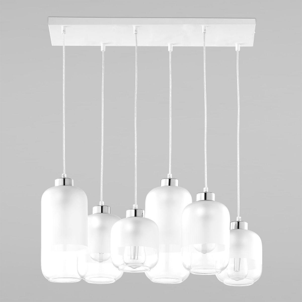 Подвесная люстра TK Lighting 3359 Marco Silver Подвесная люстра TK Lighting 3359 Marco Silver