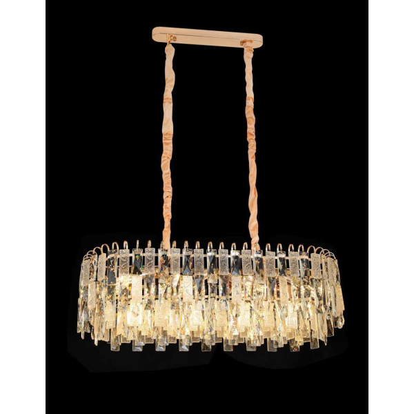 Люстра подвесная Alfa Light F4024-32 800x350mm SDG E14x12