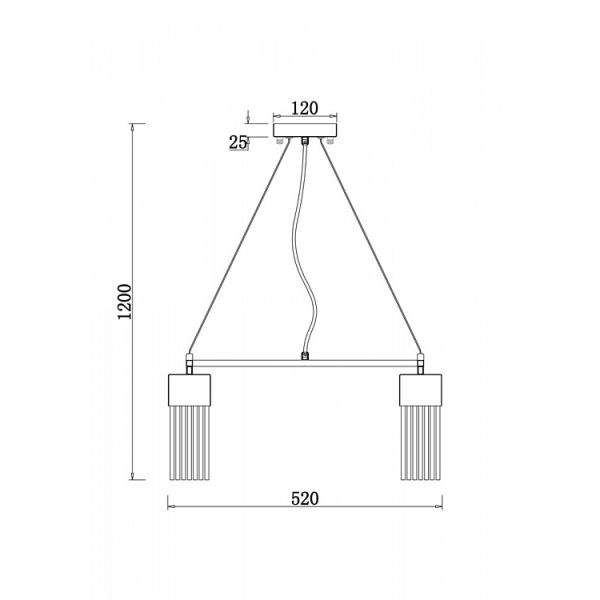 Подвесная люстра Freya Esala FR5050PL-05N