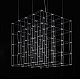 Подвесная люстра Imperium Loft Quasar Cosmos Square Led Pendant Light 80/80/80 252288-22