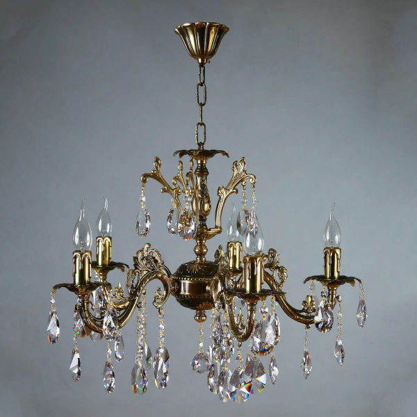 Подвесная люстра Ambiente Granada 2118/5 PB Tear drop Подвесная люстра Ambiente Granada 2118/5 PB Tear drop