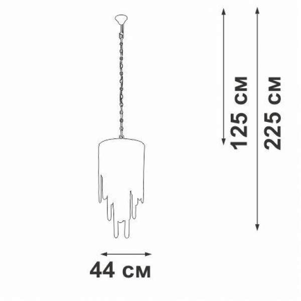 Подвесная люстра Vitaluce V5885-9/7 Подвесная люстра Vitaluce V5885-9/7
