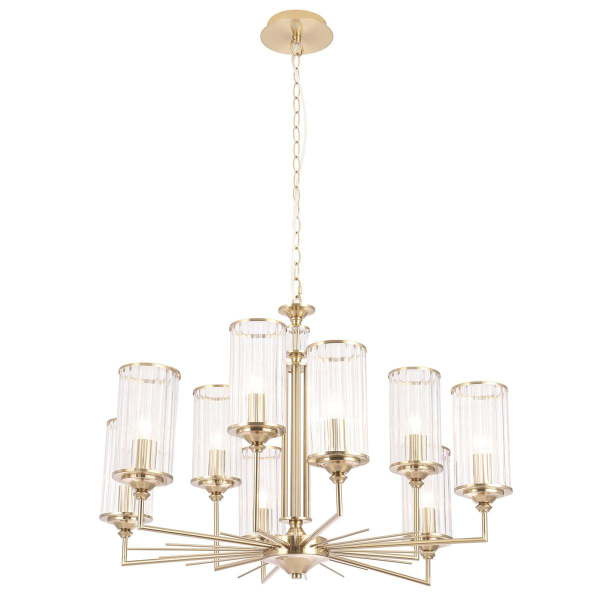 Подвесная люстра Crystal Lux Gloria SP9 Brass
