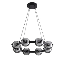 Подвесная светодиодная люстра Arte Lamp Markab A2471LM-16BK