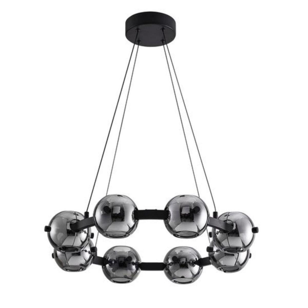 Подвесная светодиодная люстра Arte Lamp Markab A2471LM-16BK Подвесная светодиодная люстра Arte Lamp Markab A2471LM-16BK
