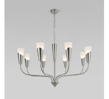 Подвесная люстра Eurosvet Rhyton 60167/8 никель