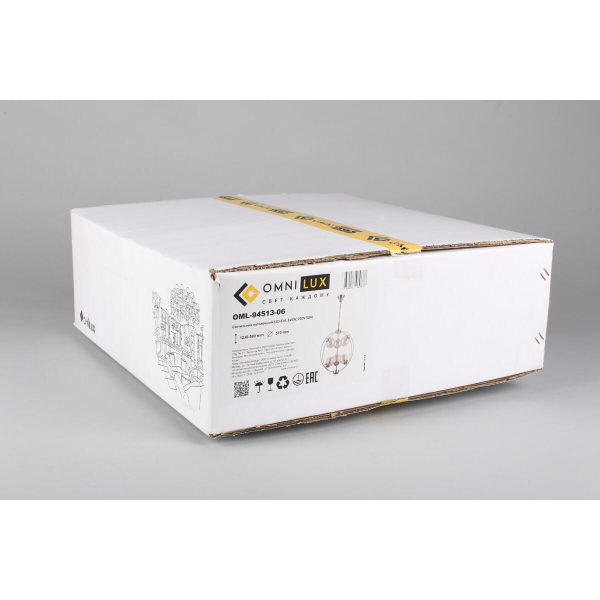 Подвесная люстра Omnilux Serrano OML-94513-06 Подвесная люстра Omnilux Serrano OML-94513-06