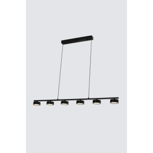 Люстра подвесная Alfa Light F3924-05 black 55W 120*10*H 120