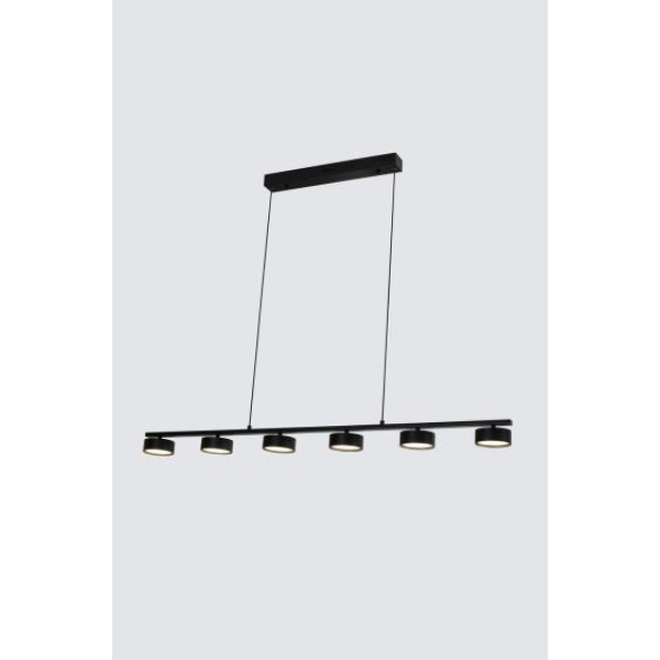 Люстра подвесная Alfa Light F3924-05 black 55W 120*10*H 120