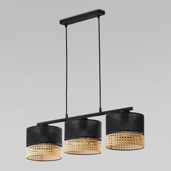 Подвесная люстра TK Lighting 6545 6456 Paglia Black Подвесная люстра TK Lighting 6545 6456 Paglia Black