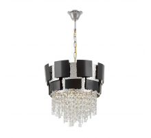 Подвесной светильник Lumina Deco Kruvia LDP 7045-400 BK+CHR