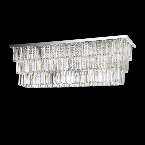 Подвесная люстра Ideal Lux Martinez PL8 Cromo 166285 Подвесная люстра Ideal Lux Martinez PL8 Cromo 166285