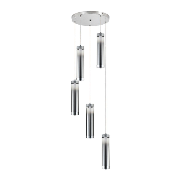 Подвесная светодиодная люстра Indigo Rilucente 11061/5P Chrome V000147L Подвесная светодиодная люстра Indigo Rilucente 11061/5P Chrome V000147L