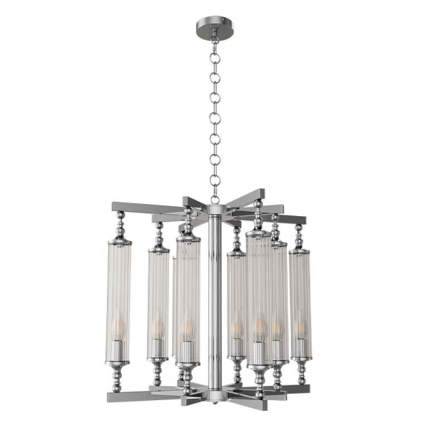 Подвесная люстра Crystal Lux Tomas SP8 D650 Chrome