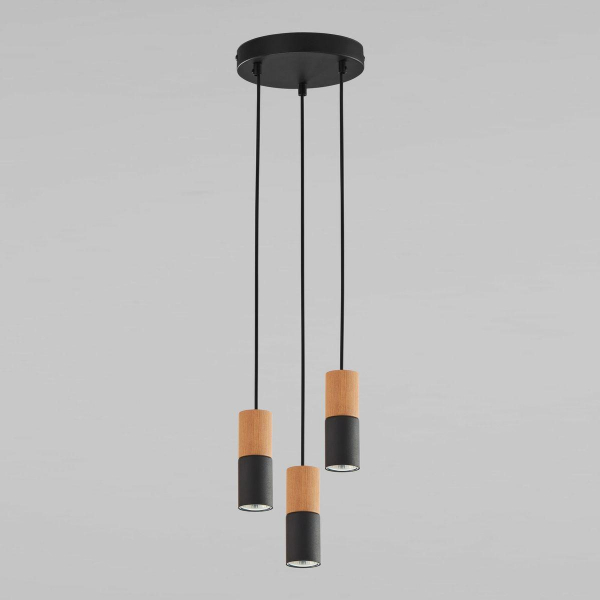 Подвесная люстра TK Lighting 6310 Elit Black Wood Подвесная люстра TK Lighting 6310 Elit Black Wood